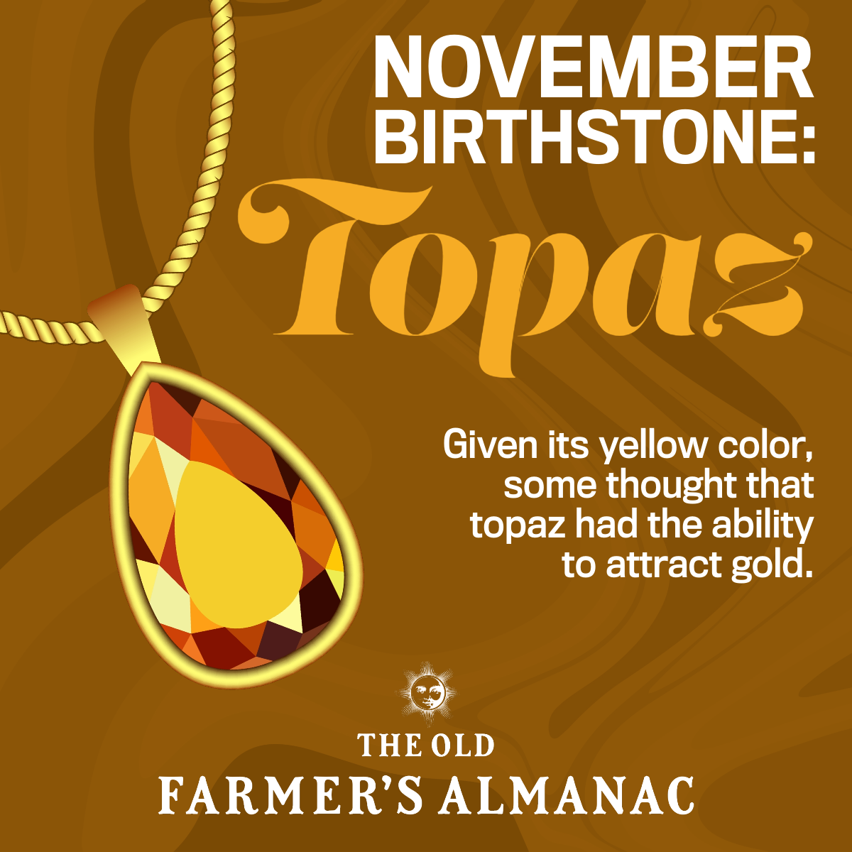 November on sale birthstone color